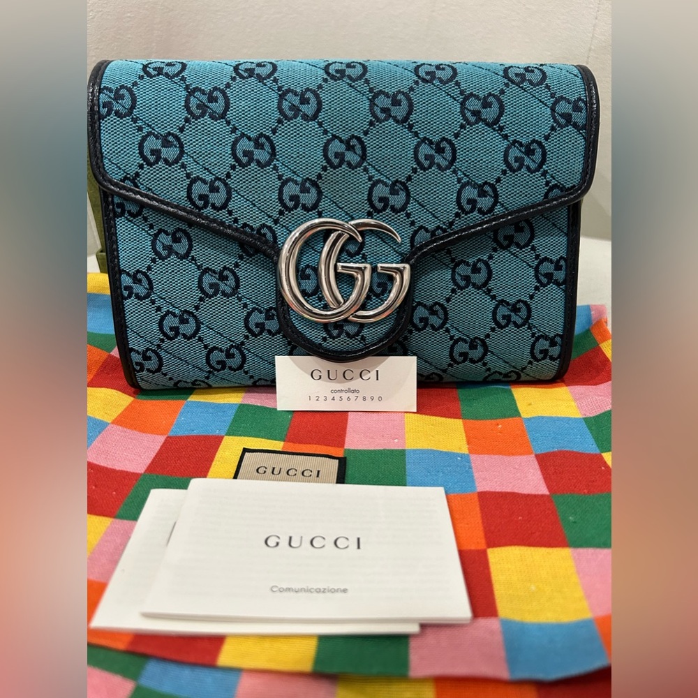 Gucci GG Canvas Marmont Crossbody.